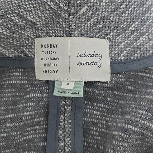 Anthropologie Saturday Sunday Size Medium Cardigan‎ Marled Open Front - Picture 3 of 10